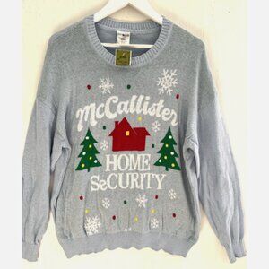 HOME ALONE McCallister Home Security UGLY CHRISTMAS SWEATER Size 2XL NWT